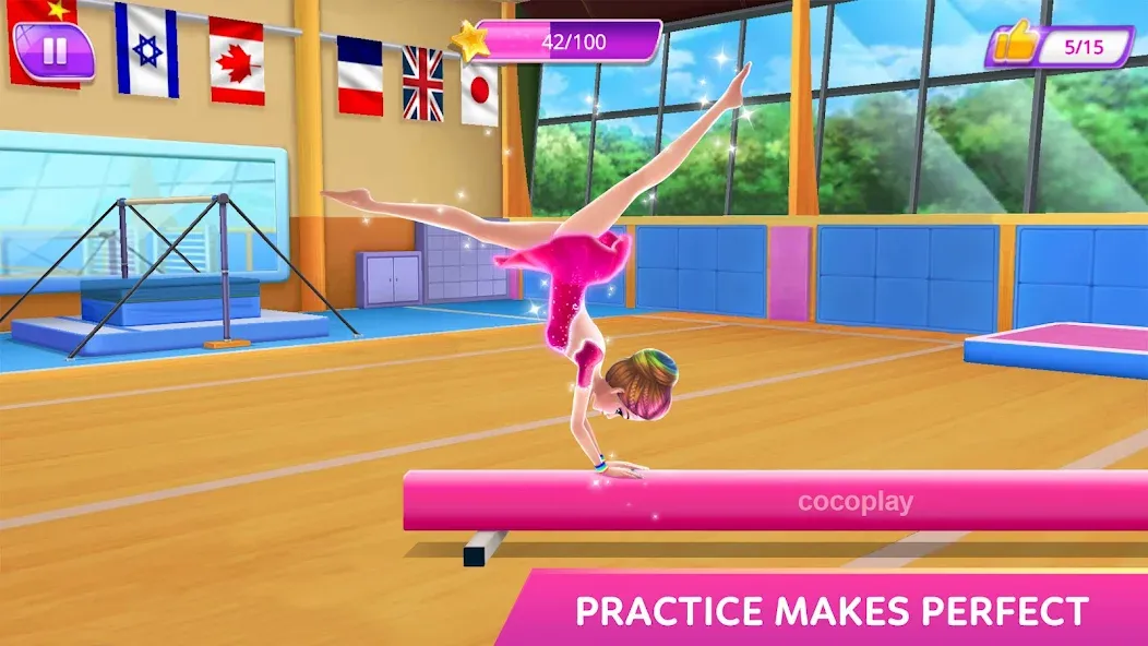 Gymnastics Superstar Star Girl  [МОД Menu] Screenshot 4