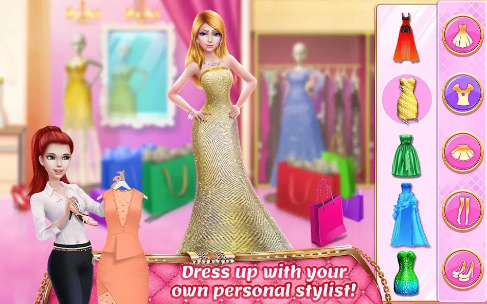 Rich Girl Mall - Shopping Game  [МОД Много монет] Screenshot 1