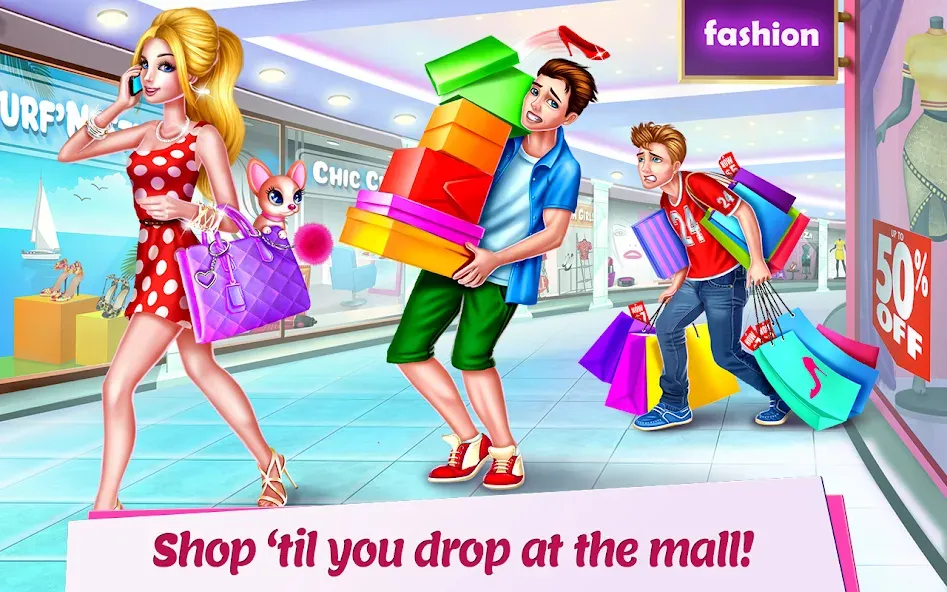 Shopping Mall Girl: Chic Game  [МОД Unlocked] Screenshot 1