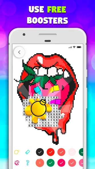 Pixel Art book・Color by number  [МОД Все открыто] Screenshot 4