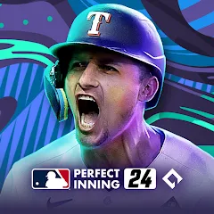 Скачать взлом MLB Perfect Inning 24 (МЛБ Совершенная Подача 23) [МОД Много монет] на Андроид