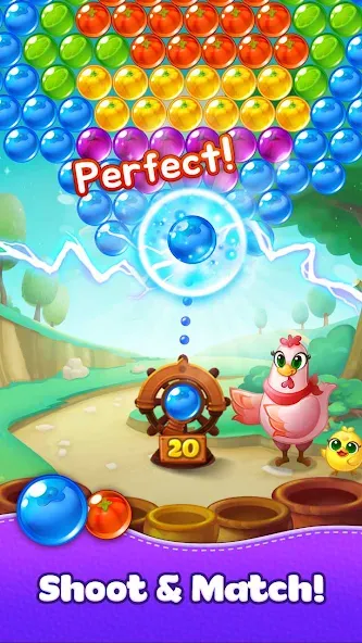 Bubble CoCo : Bubble Shooter (Бабл Коко)  [МОД Unlimited Money] Screenshot 1