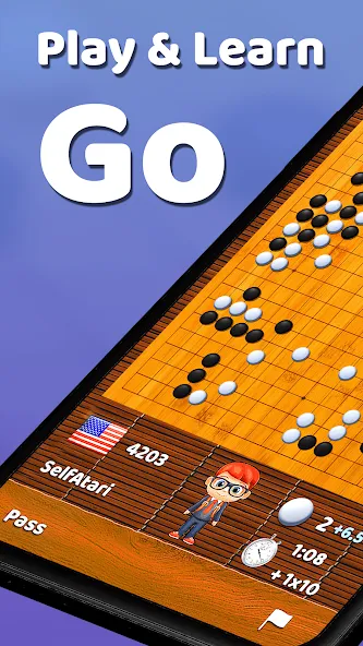 Go Game - BadukPop (Го игра)  [МОД Бесконечные монеты] Screenshot 1
