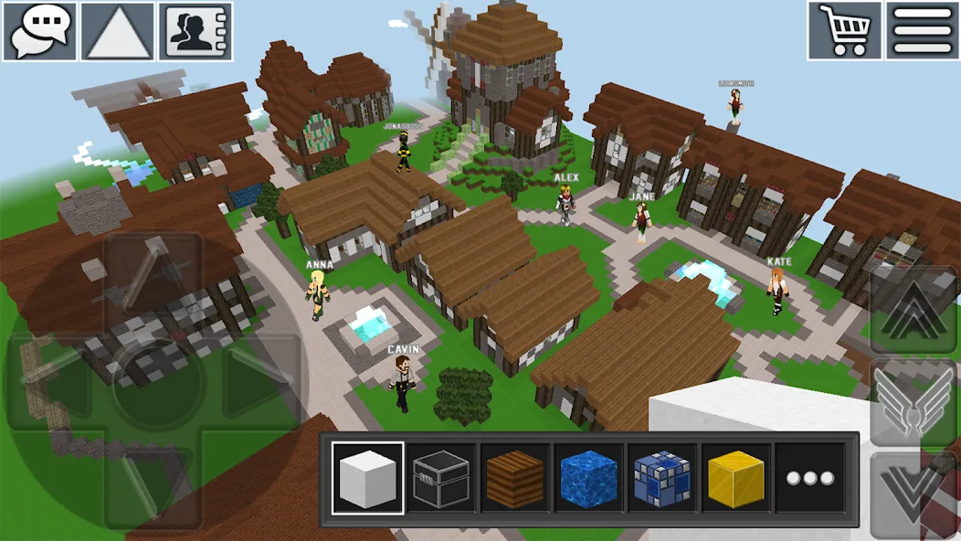 World Craft: Block Craftsman  [МОД Unlocked] Screenshot 1