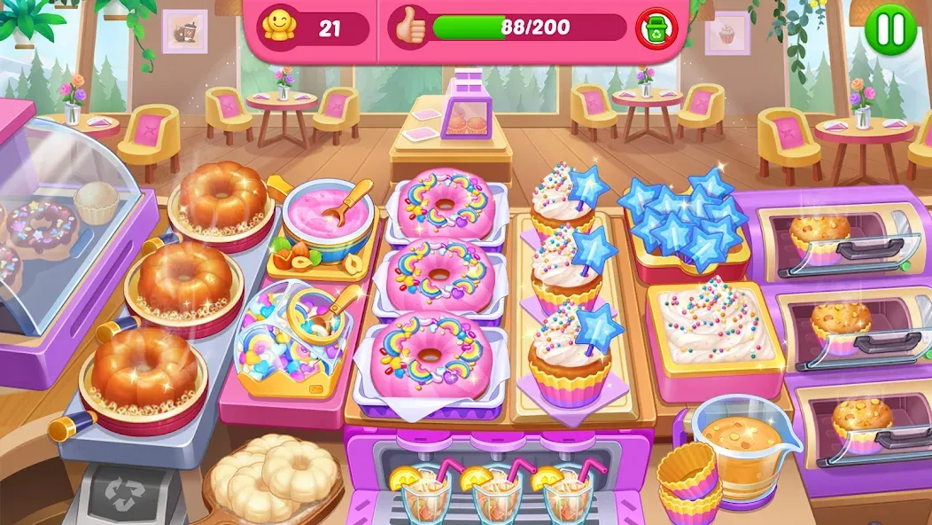 Crazy Cooking Diner: Chef Game (Крейзи кукинг дайнер)  [МОД Unlocked] Screenshot 5