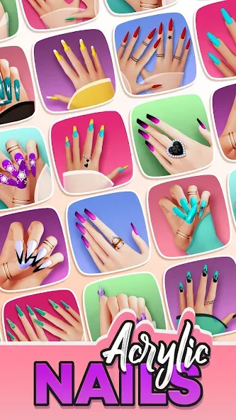 Acrylic Nails!  [МОД Бесконечные монеты] Screenshot 1