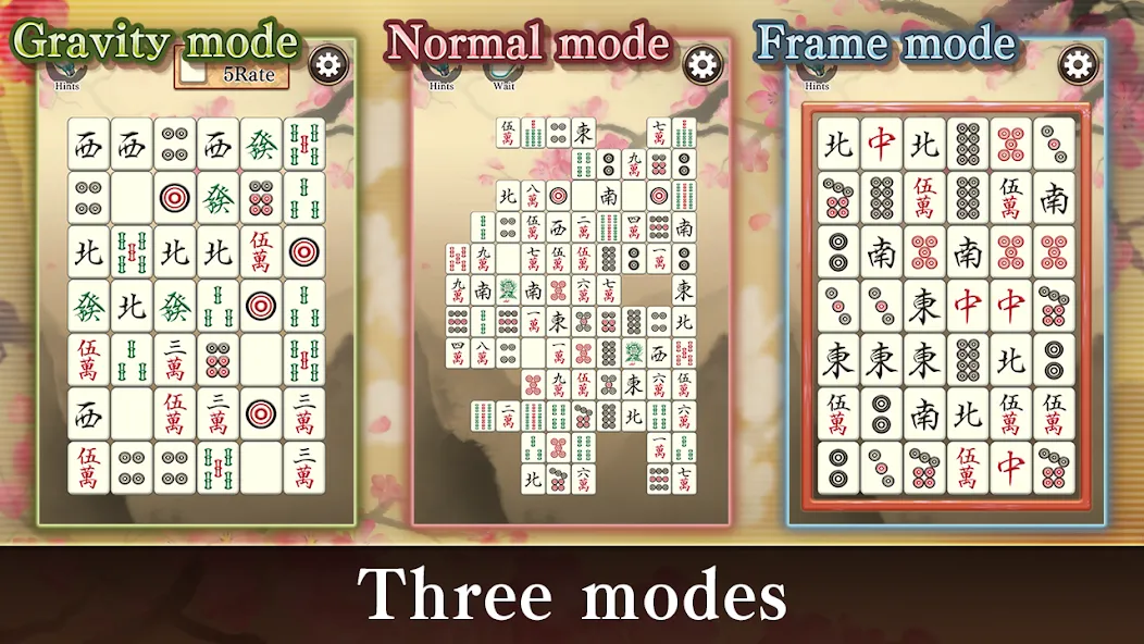 Mahjong Puzzle Shisensho (Маджонг Пазл Шисеншо)  [МОД Бесконечные монеты] Screenshot 1