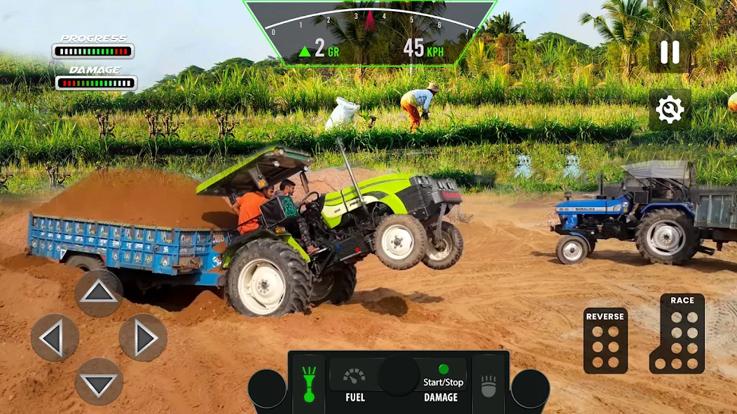 Tractor Simulator Farm Games (Фарминг игры)  [МОД Бесконечные деньги] Screenshot 2