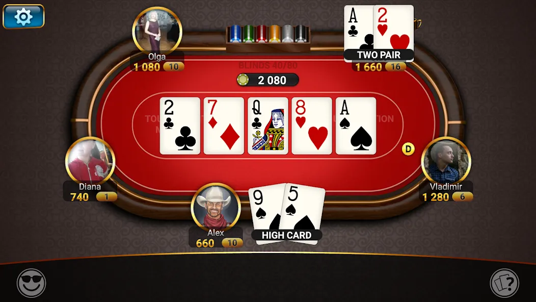 Poker Championship Tournaments  [МОД Много монет] Screenshot 2