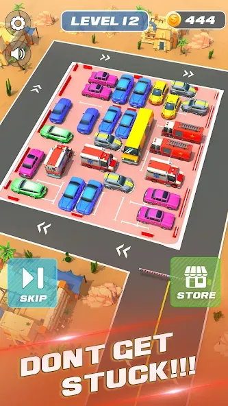 Unblock It Car Puzzle Game (Паркинг Джам Разблокировать)  [МОД Mega Pack] Screenshot 4