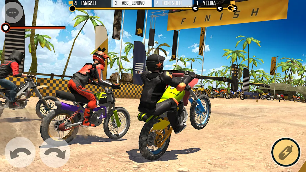 Clan Race: PVP Motocross races (Клан Рейс)  [МОД Меню] Screenshot 2