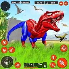 Скачать взлом Real Dino Hunter 3D Gun Games (Уайлд Динозавр Хантер Ган Геймс)  [МОД Mega Pack] на Андроид