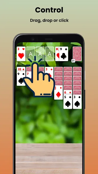 Klondike Solitaire Offline  [МОД Много монет] Screenshot 3