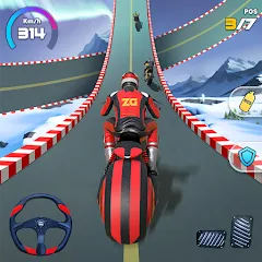 Скачать взлом Bike Race: Racing Game (Байк Гейм 3D)  [МОД Много монет] на Андроид