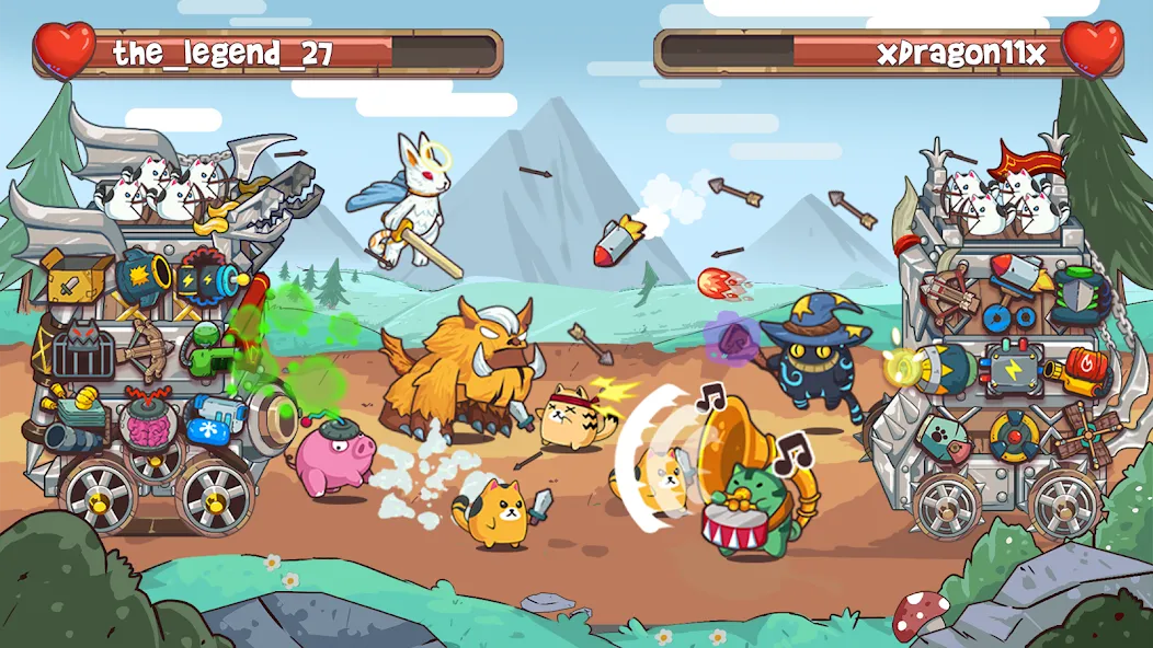 CatnRobot Idle TD: Battle Cat (КэтТауэр Айдл ТД)  [МОД Mega Pack] Screenshot 3