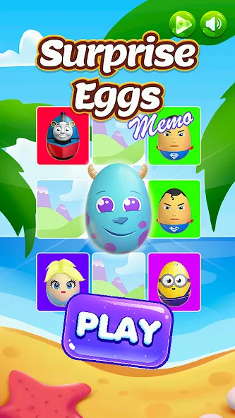 Surprise Eggs Memory (Сюрприз Яйца Мемо)  [МОД Все открыто] Screenshot 1