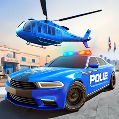 Скачать взлом US Police Car Transporter Game (Полицейский транспорт игры)  [МОД Menu] на Андроид