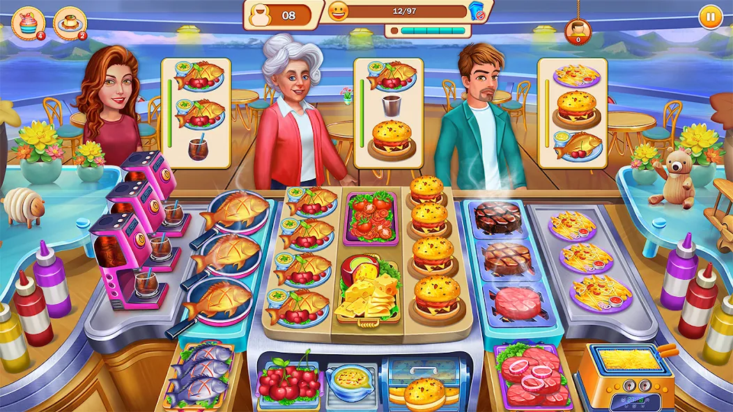 Food Cooking: Chef Restaurant  [МОД Меню] Screenshot 3