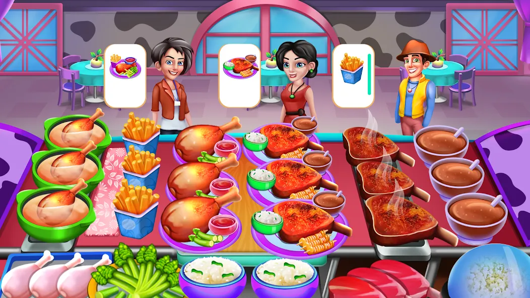 Cooking Food: Time Management  [МОД Mega Pack] Screenshot 2