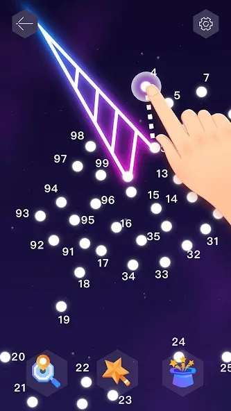 Dot it: Connect the Dots (Дот ит)  [МОД Бесконечные монеты] Screenshot 2