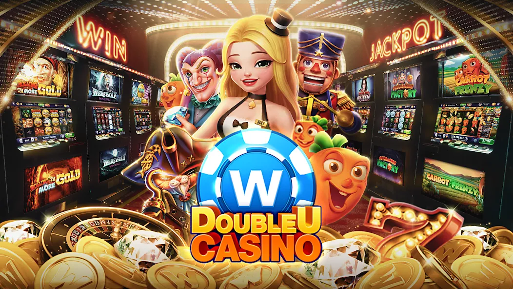 DoubleU Casino™ - Vegas Slots (ДаблЮ Казино)  [МОД Все открыто] Screenshot 1