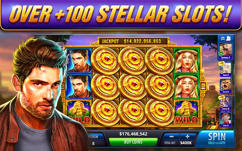 Take 5 Vegas Casino Slot Games (Тейк 5 Вегас Казино Слот игры)  [МОД Меню] Screenshot 1