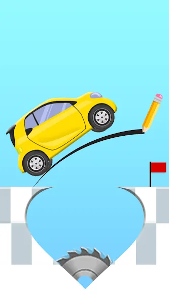 Draw 2 Bridge: Draw Save Car (Дроу 2 Бридж)  [МОД Mega Pack] Screenshot 1