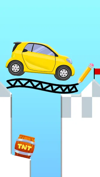 Draw 2 Bridge: Draw Save Car (Дроу 2 Бридж)  [МОД Mega Pack] Screenshot 3