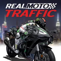 Скачать взлом Real Moto Traffic (Реал Мото Трафик) [МОД Mega Pack] на Андроид