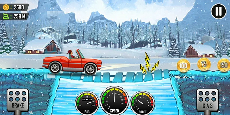 Racing the Hill  [МОД Много денег] Screenshot 2