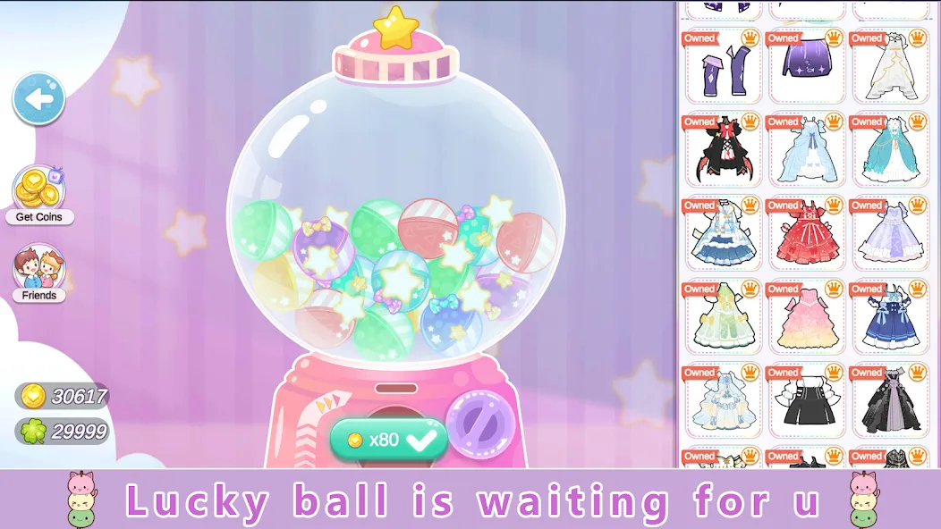 YOYO Doll Anime Dress Up Game (ЙОЙО)  [МОД Много денег] Screenshot 5