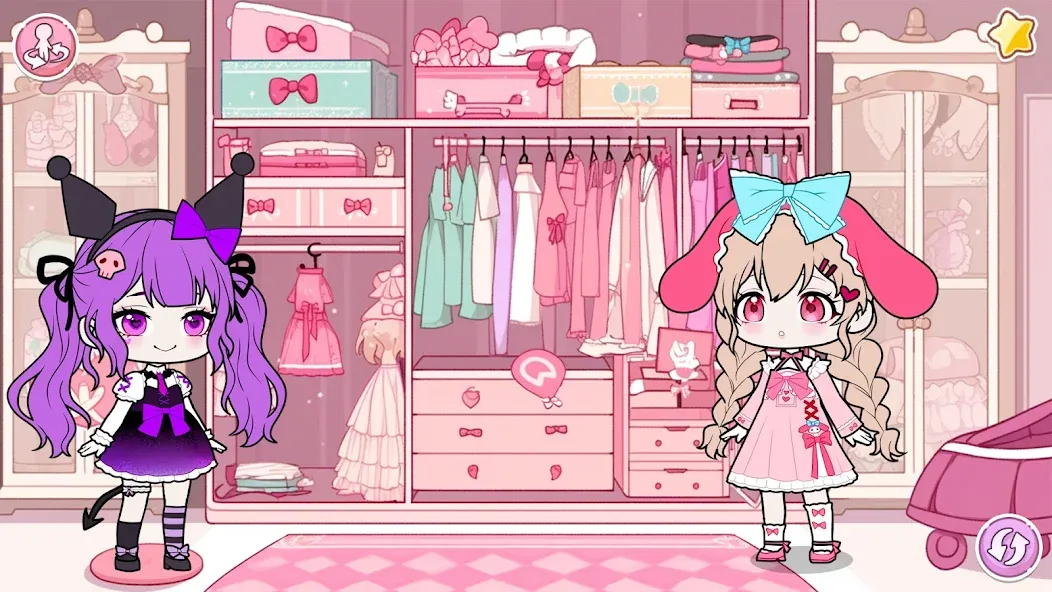 YOYO Doll School life Dress up (ЙОЙО Лайф ворлд)  [МОД Unlocked] Screenshot 1