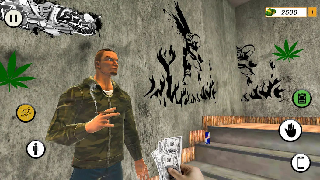 Drug Mafia 3d Weed Mafia Games  [МОД Много монет] Screenshot 2