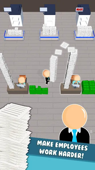 Office Fever (Офисная лихорадка)  [МОД Бесконечные монеты] Screenshot 1