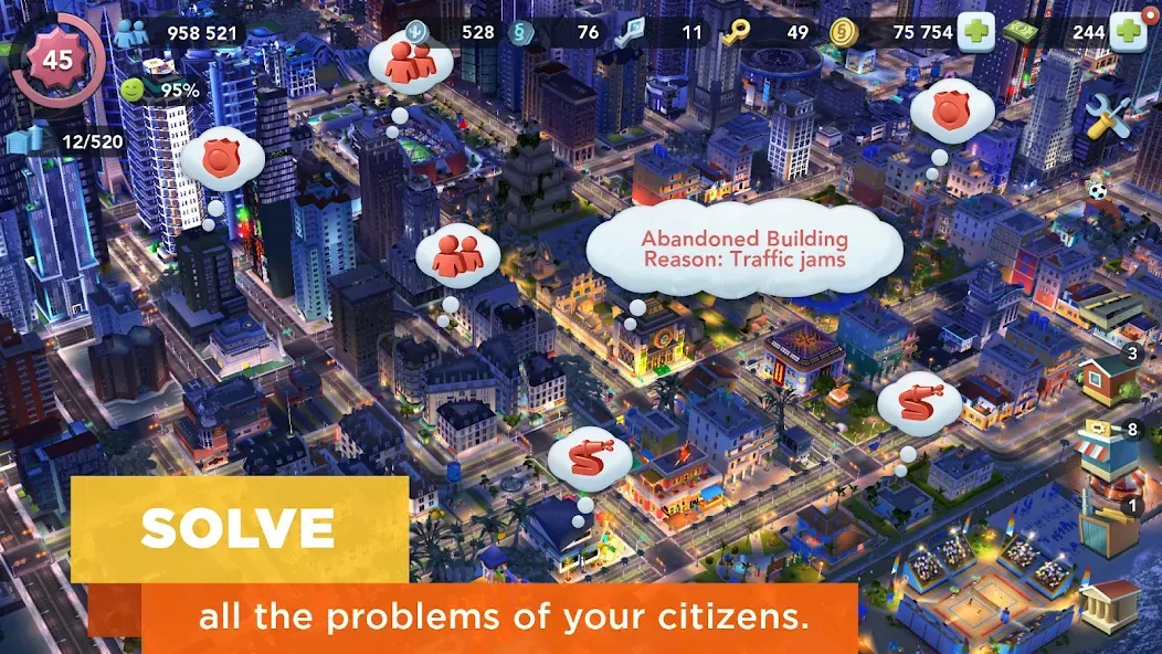 SimCity BuildIt (СимСити БилдИт)  [МОД Бесконечные деньги] Screenshot 4