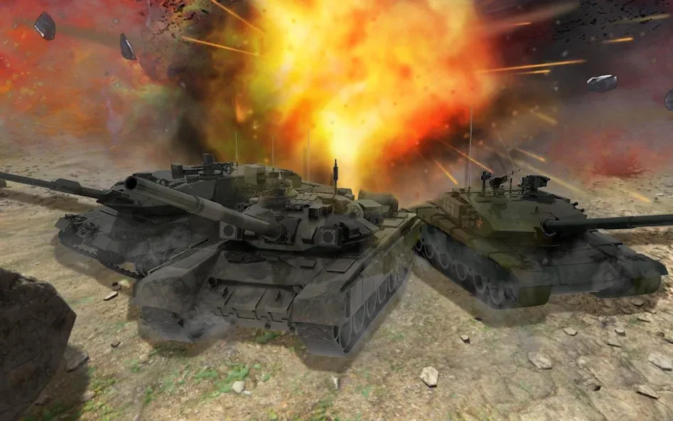 Real Tank Battle : War Machine (Реальное танковое сражение)  [МОД Unlimited Money] Screenshot 4