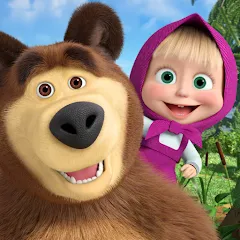 Скачать взлом Masha and the Bear Educational [МОД Меню] на Андроид