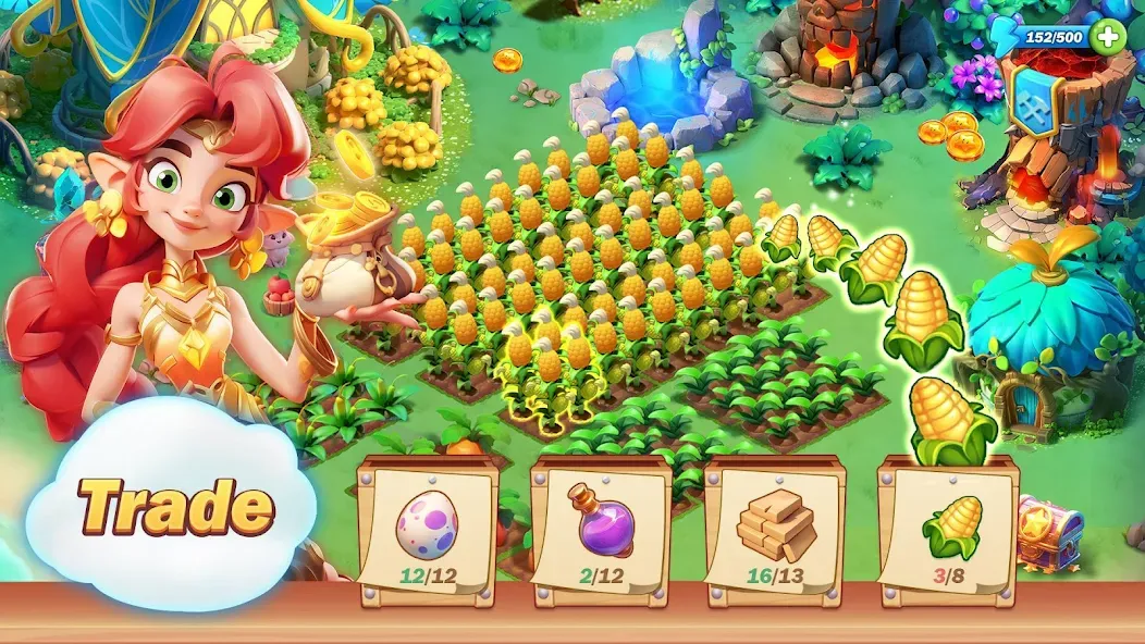 Pixie Island - Farming Game (Пикси Айленд)  [МОД Unlimited Money] Screenshot 3