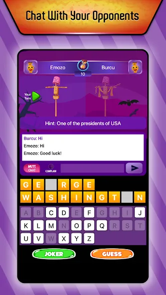 Online Hangman Word Game (Онлайн игра в слова Висельник)  [МОД Бесконечные деньги] Screenshot 1