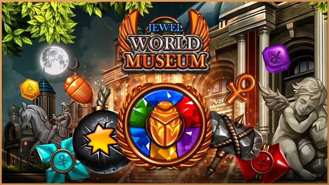 Jewel World Museum (Джуэл Ворлд Музеум)  [МОД Много монет] Screenshot 4