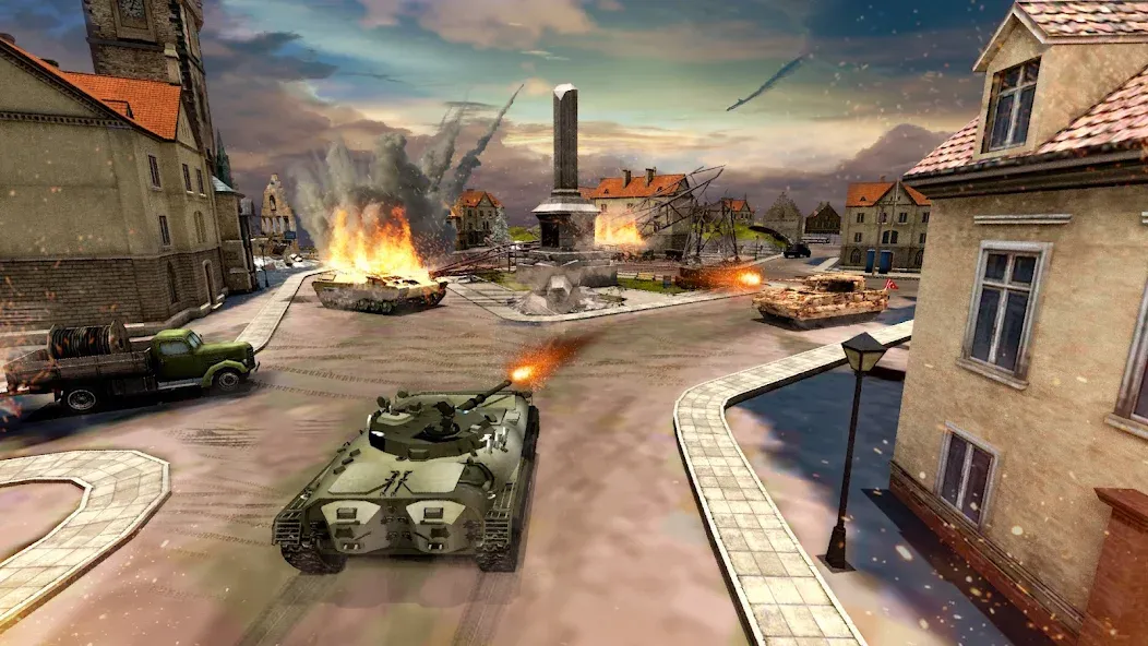 Tank Battle Army Games 2023  [МОД Menu] Screenshot 3