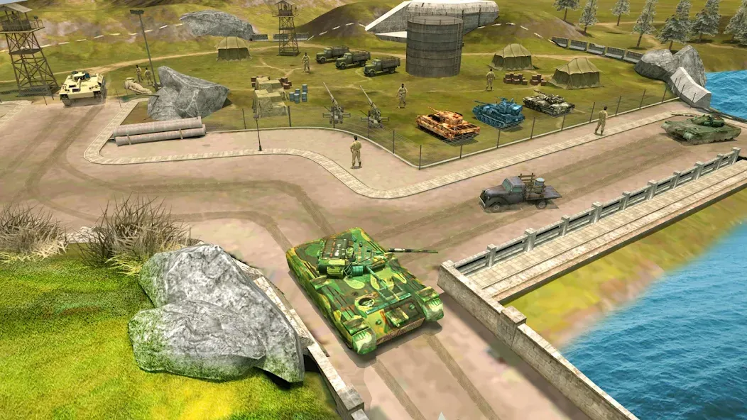 Tank Battle Army Games 2023  [МОД Menu] Screenshot 5