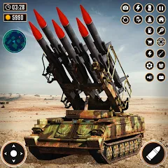 Скачать взлом Tank Battle Army Games 2023 [МОД Menu] на Андроид