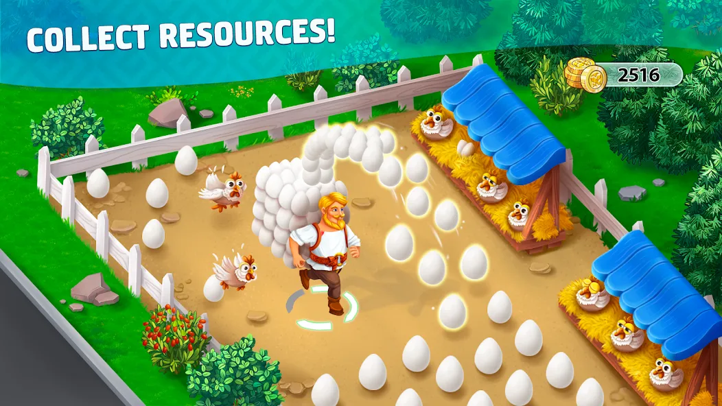 Harvest Land  [МОД Бесконечные монеты] Screenshot 1