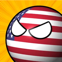 Скачать взлом e-Sim Countryball Be President [МОД Все открыто] на Андроид