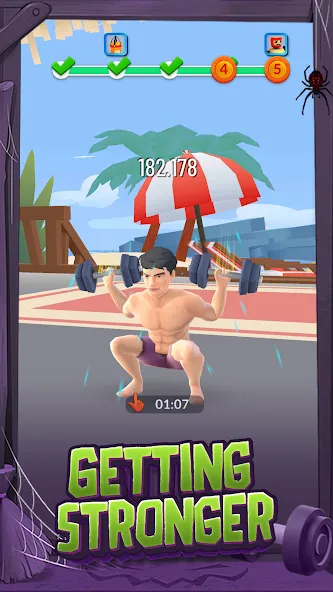 Idle Gym Life: Strong Man (Айдл Джим Лайф)  [МОД Unlimited Money] Screenshot 2