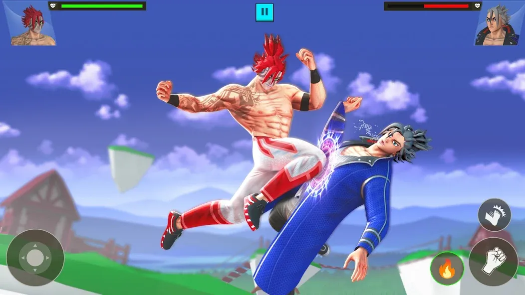 Anime Fighting Game (Аниме Файтинг Гейм)  [МОД Много монет] Screenshot 1