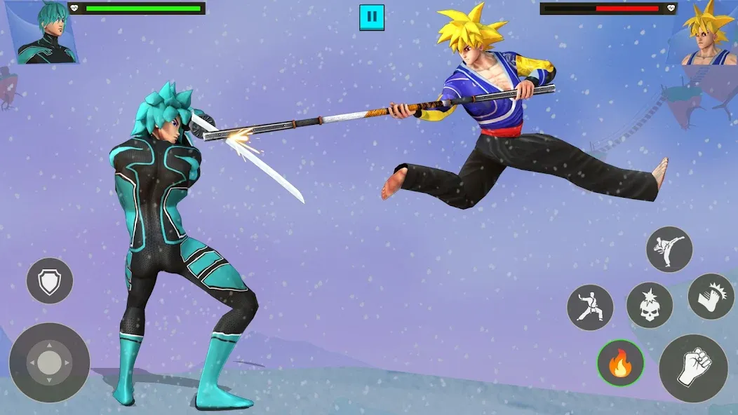 Anime Fighting Game (Аниме Файтинг Гейм)  [МОД Много монет] Screenshot 5