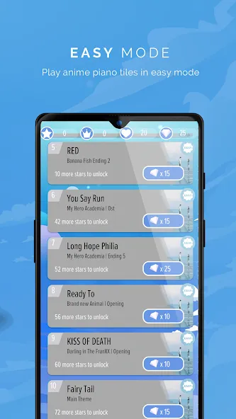 Piano Anime Tiles Music (Пиано Аниме Плитки Музыка)  [МОД Много монет] Screenshot 3
