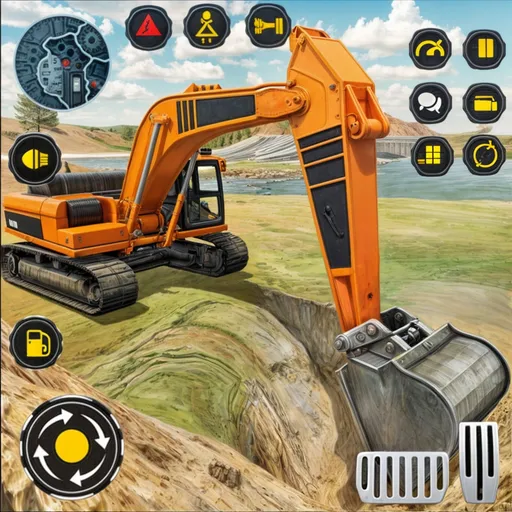 Heavy Excavator Simulator PRO (Хеви Экскавейтор Симулятор ПРО)  [МОД Menu] Screenshot 5